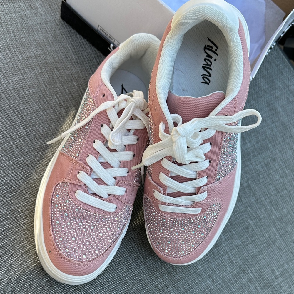Liliana Pink Sparkle Women's Sneakers